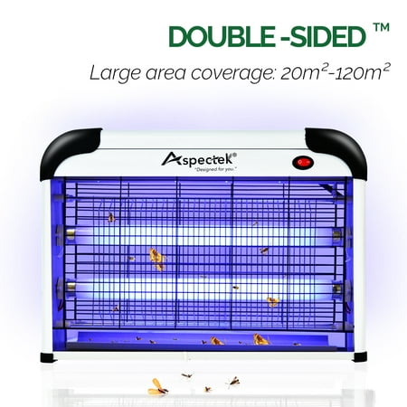 Aspectek 20W Bug Zapper Electric Indoor Insect Killer and Mosquito Fly Killer Zapper with 2800V Grid 6000sqft