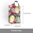 thumbnail image 2 of Salouo Easter Eggs for Dirty Clothes Hamper,Extra Large Hamper Basket Bin 1-Pack Big Laundry Baskets with Handles Laundry Hampers Fits for Bedroom & Living Room, 2 of 5