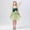 Green, variant on Zecgelong Fairy Dress with Wings Girls Party Performance Outfit Green 120