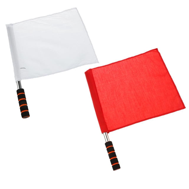 2 Uds., Árbitro, Fútbol, partido de Fútbol, Hocky Lineman, Bandera, Competencia en Funcionamiento Zulema Bandera de mano de árbitro deportivo