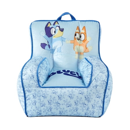 Bluey Square 18 Toddler Beanbag Chair Blue