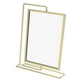 thumbnail image 4 of Double Sided Picture Frame Accessories Decorative for Desktop Lover Friends Gold, 4 of 8