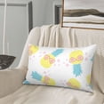 thumbnail image 2 of LNWH Rectangle Pillow Cover, Fashion Fun Pineapple Glasses Cushion Covers Pillowcase for Couch Bedroom Sofa, 20"x30", 2 of 7