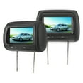 thumbnail image 3 of Monitor de DVD para automóvil, 2 unidades de 7 pulgadas, monitor de reposacabezas inalámbrico, monitor para automóvil, durabilidad probada en el tiempo, 3 of 9