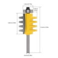 thumbnail image 2 of Adjustable Box & Finger Joint Router Bit Woodwork Cutter Tools Precision Metal Router Bit Strong Joints Quick & Easy Joint Cutting Cabinets Doors Tables Shelves, 2 of 4