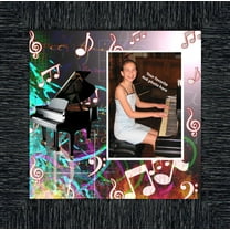 Piano, Concert Band Personalized Picture Frame, 10X10 3524