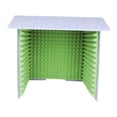 thumbnail image 4 of Blinkol Housse de Bureau Insonorisée Légère Robuste Cabine Vocale Portable Absorbant Vocal Vert 80cm, 4 of 9