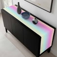 thumbnail image 5 of Teal Pink Ombre Table Runner 70 Inches Long, Modern Abstract Art Aesthetics Kitchen Coffee Dining Table Decoration for Home Party Birthday Wedding Home Decor 13x70 Inches, 5 of 8