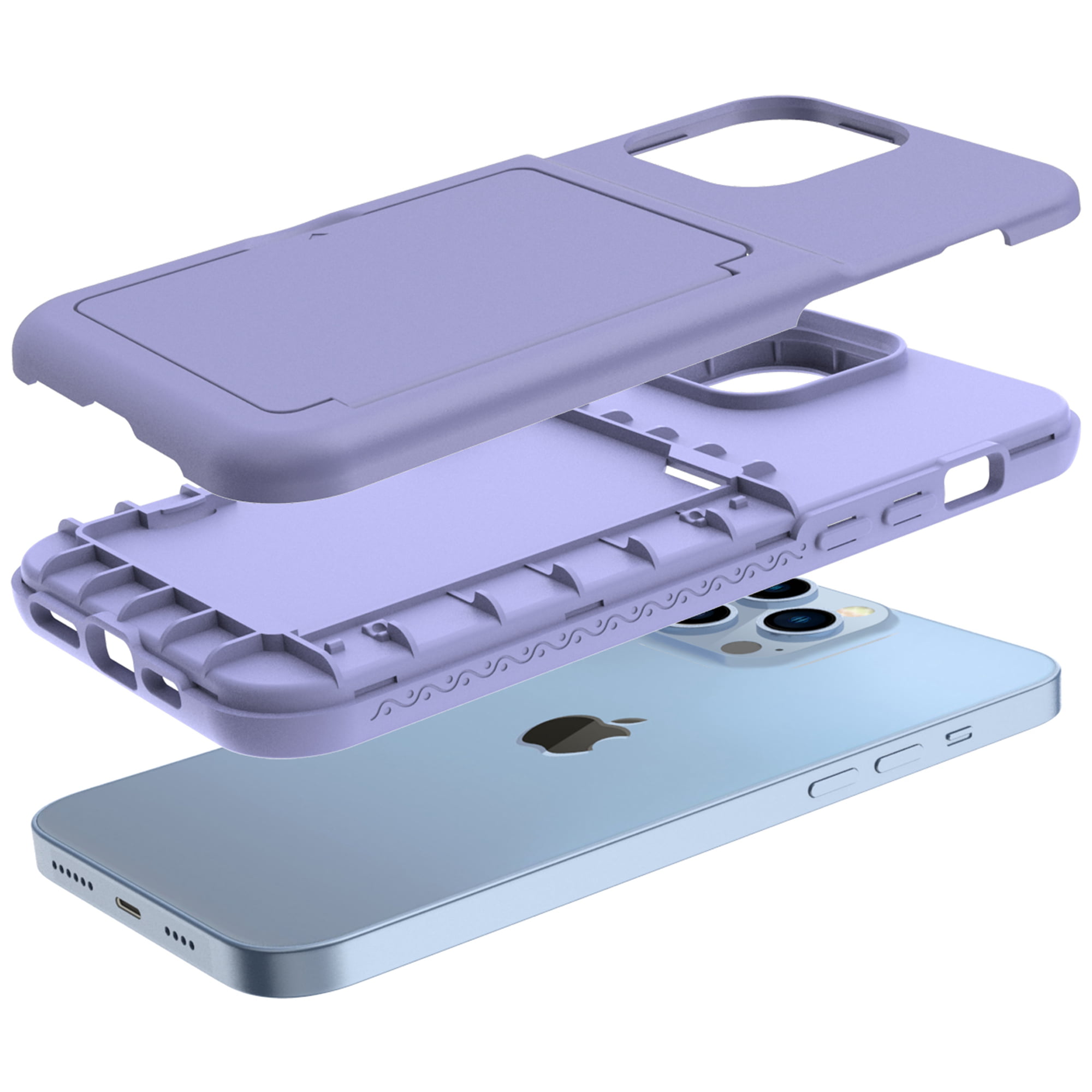  TRWQPLU Designer iPhone 13 Pro Max Wallet Case for