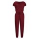 thumbnail image 4 of Mono Para Mujer de Moda Color Sólido Sin Mangas Cintura Encaje Bolsillo Casual Recto Lápiz Pantalones Mono Odeerbi ODB-4, 4 of 8