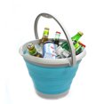 thumbnail image 6 of SAMMART Set of 2 Collapsible 10L (2.64Gallon) Fishing Bucket - Foldable Round Tub - Portable Plastic Water Pail - Space Saving Outdoor Waterpot - Trunk Organizer, 6 of 9