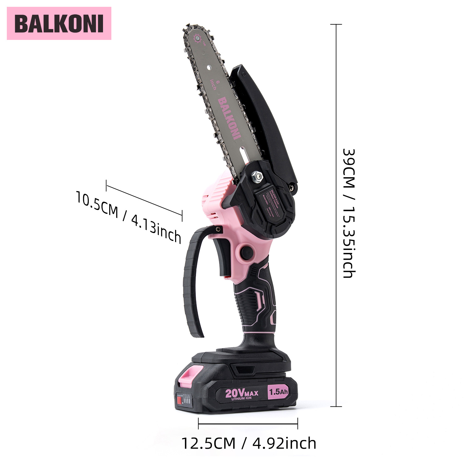 6 Inch Mini Cordless Electric Chainsaw Battery Powered,  For Wood/Trees Trimming