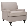 thumbnail image 5 of Safavieh Sierra Birch Wood Club Chair in Beige, 5 of 11
