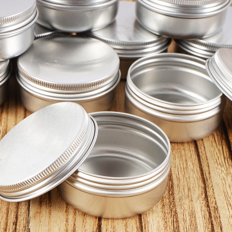 1/4 Oz 1.5 Inch Round Tins DIY Lip Balm Solid Perfume Wedding Favors Tin  Containers Metal Empty Tins 