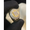 thumbnail image 4 of Pave 1.45 Cts G/SI1 Round Brilliant Cut Diamonds Men's Engagement Ring Fine 14K Yellow Gold, 4 of 16
