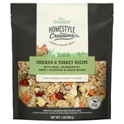 Freshpet Dog Food, Homestyle Creations Chicken & Turkey Recipe 1lb