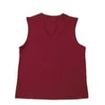 thumbnail image 6 of Rigardu tank tops men Men's Spring And Summer Daily Casual Sleeveless V Neck Vest T Shirt tank top for men Red + M, 6 of 9