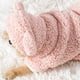 thumbnail image 4 of Capa para perro, manta, abrigo de invierno para perro, regalo, adorable, usable con capucha, fácil de usar y acogedor. Rosa S, 4 of 9