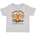 thumbnail image 3 of Inktastic Leukemia Awareness Staying Strong Together and Orange Ribbon Boys or Girls Baby T-Shirt, 3 of 5