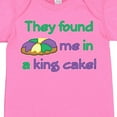 thumbnail image 4 of Inktastic They Found Me in a King Cake Boys or Girls Baby Bodysuit, 4 of 5