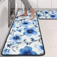 thumbnail image 2 of Kitchen Rugs Sets Of 2,Pioneer Flower Floral Print Pattern Anti Fatigue Kitchen Mat Rugs Non Slip Washable,Decorative Kitchen Floor Mats for Kitchen,Sink,Laundry,17"x47"+17"x47", 2 of 5