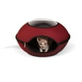 thumbnail image 1 of K&H PET PRODUCTS 9385 Red K&H PET PRODUCTS THERMO-LOOKOUT CAT POD RED 21 X 21 X 7.5, 1 of 10