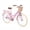 Light Pink, variant on Arnahaishe Women Girls City Bike 24" Wheels Bicycle with Steel Frame and Basket, Light Pink