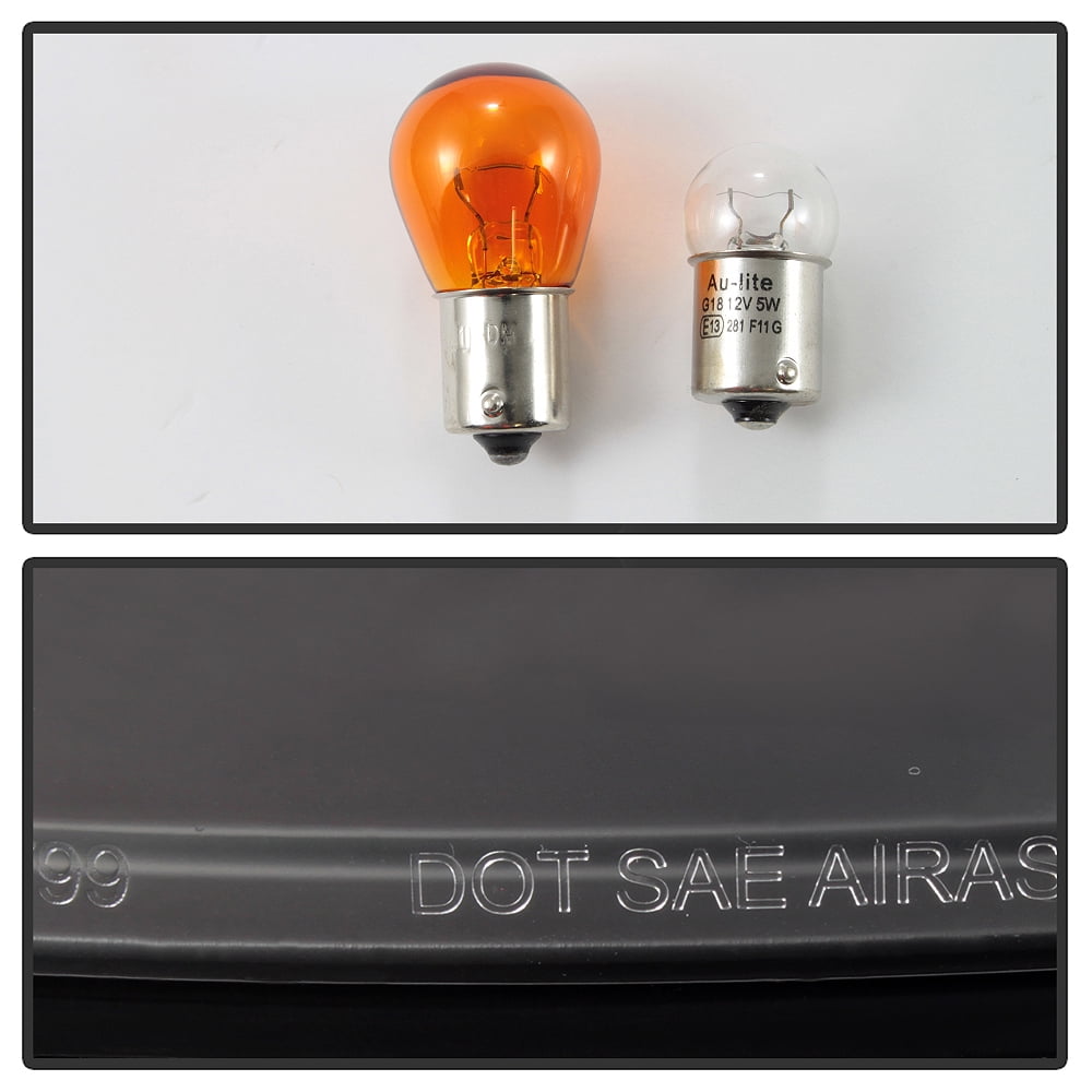Black 1999-2006 Audi TT Quattro Tail Lights Brake Lamps 99 00 01 02 03 04 05 06