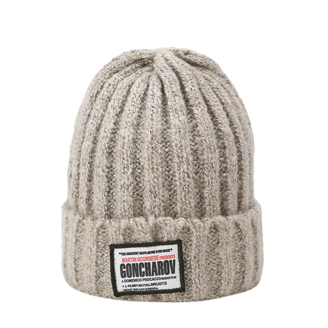 Ensemble Bonnet en Laine Mode Femme Hiver Tricoté Col Épais Chaud avec Cache-Oreilles