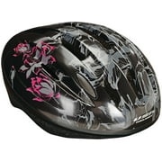Kent 97537 Lotus Flower Design V-10 Bicycle Helmet Black For 23 to 25 in Head Size and 14 and Up Years Adult