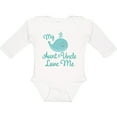 thumbnail image 3 of Inktastic My Aunt and Uncle Love Me Whale Boys or Girls Long Sleeve Baby Bodysuit, 3 of 5