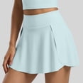thumbnail image 2 of DHFJKG Women Tennis Skirts Built In Shorts With Side Pockets High Waisted Skorts Tummy Control Lightweight Pleated Athletic Mini Skirts, 2 of 7