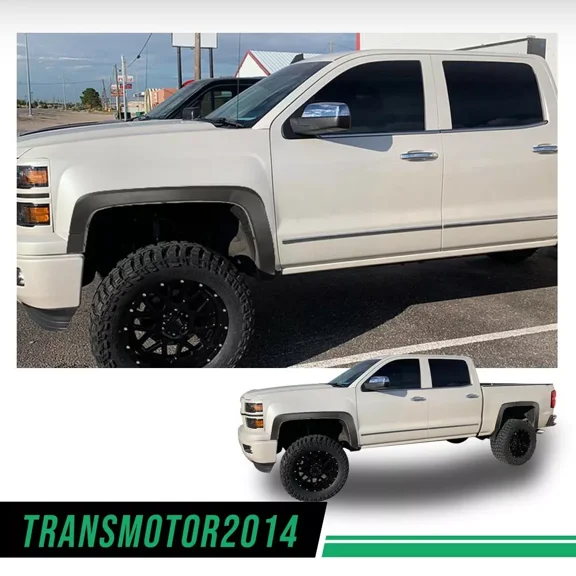 FIT FOR 2014-2019 CHEVY SILVERADO 1500 2500 3500 FACTORY STYLE FENDER FLARES 4PC
