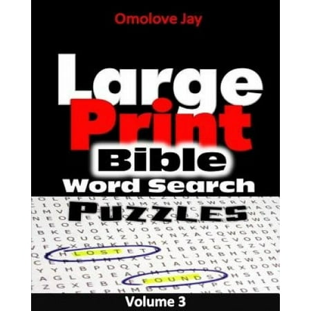 Large Print Bible Word Search Puzzle Vol 3! [Large Print] | Walmart Canada