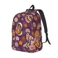 thumbnail image 2 of Yiaed Buffalo Plaid and Butterflys Print Backpack, Premium Laptop Backpack, Travel Backpack for Women, Lightweight Backpacks, Comfortable Back Pack-Small, 2 of 5