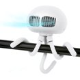 thumbnail image 1 of Ventilador para cochecito sin aspas con trípode flexible, potente ventilador con clip silencioso recargable por USB, 3 velocidades para cama, escritorio, asiento de automóvil, ciclismo,, 1 of 5