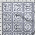 thumbnail image 4 of oneOone Cotton Cambric Gray Fabric Asian Floral Block Dress Material Fabric Print Fabric By The Yard 42 Inch Wide, 4 of 4