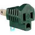 thumbnail image 2 of Maximm Polarized Grounding Adapter (4-Pack) Green, 2 Prong Grounding Converter For wall Outlets Plugs, Turn 2-Prong Outlets to 3-Prong Outlets, Easy to Install, Indoor Only, ETL Listed, 2 of 4