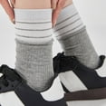 thumbnail image 6 of Mqqzkk Fashion Cotton Thin Crew Socks for Women Casual Soft Cute Leg Sock Comfy Soft Casual Dress Bootie Above Ankle Socks, 6 of 6