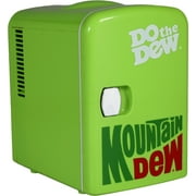 Mountain Dew, 6-Can Mini Personal Fridge Cooler, MIS134MD, Green