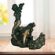 thumbnail image 4 of Soporte para botella de vino de sirena, estante para una sola botella, soporte para estatua de sirena, estante para vino y escultura, decoración de me Verde Sunnimix soporte para botellero, 4 of 8