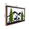 thumbnail image 7 of Deer Metal Art Moss Wall Decor, 7 of 7