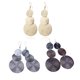 thumbnail image 4 of Qarigey 1 par de aretes bohemios delicado regalo creativo del día de San Valentín negro Ropa, zapatos y accesorios Miscelánea Negro Qarigey AP009388-03, 4 of 6