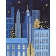 thumbnail image 2 of Wang, Melissa 15x18 White Modern Wood Framed Museum Art Print Titled - Holiday Night III, 2 of 4