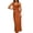 Light Brown, variant on Women's Satin Asymmetrical Midi Dress 100% Polyester Elegant Eveningwear for Special Occasions and Chic Parties
