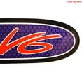 thumbnail image 3 of Custom Boat Decal | 175 HP V6 14 1/4 x 3 Inch Purple Yellow Black Red, 3 of 3