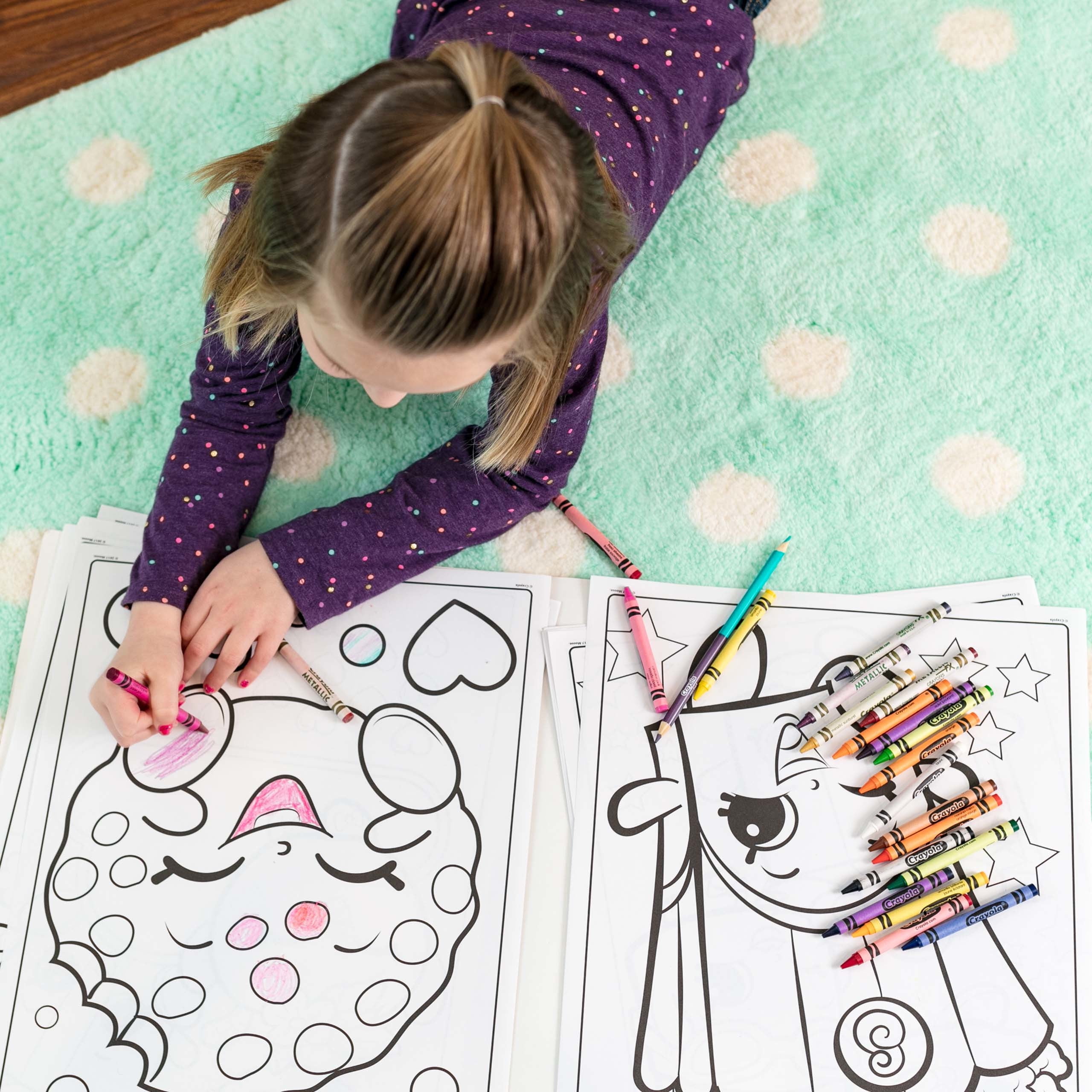 64 Ct Color Crayons Set Premium Quality Party Favor Kids Coloring Non —  AllTopBargains