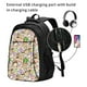 thumbnail image 2 of Fotbe Owl Back To School Mochila con Estampado y Puerto USB para Hombre y Mujer, Mochila Antirrobo, Mochila de Viaje, Mochila Escolar, Mochila Universitaria, 2 of 7