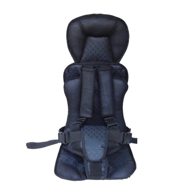 Asiento seguridad coche / auto ligero y portátil (6 a 12 años) Babies and Kiddies Negro