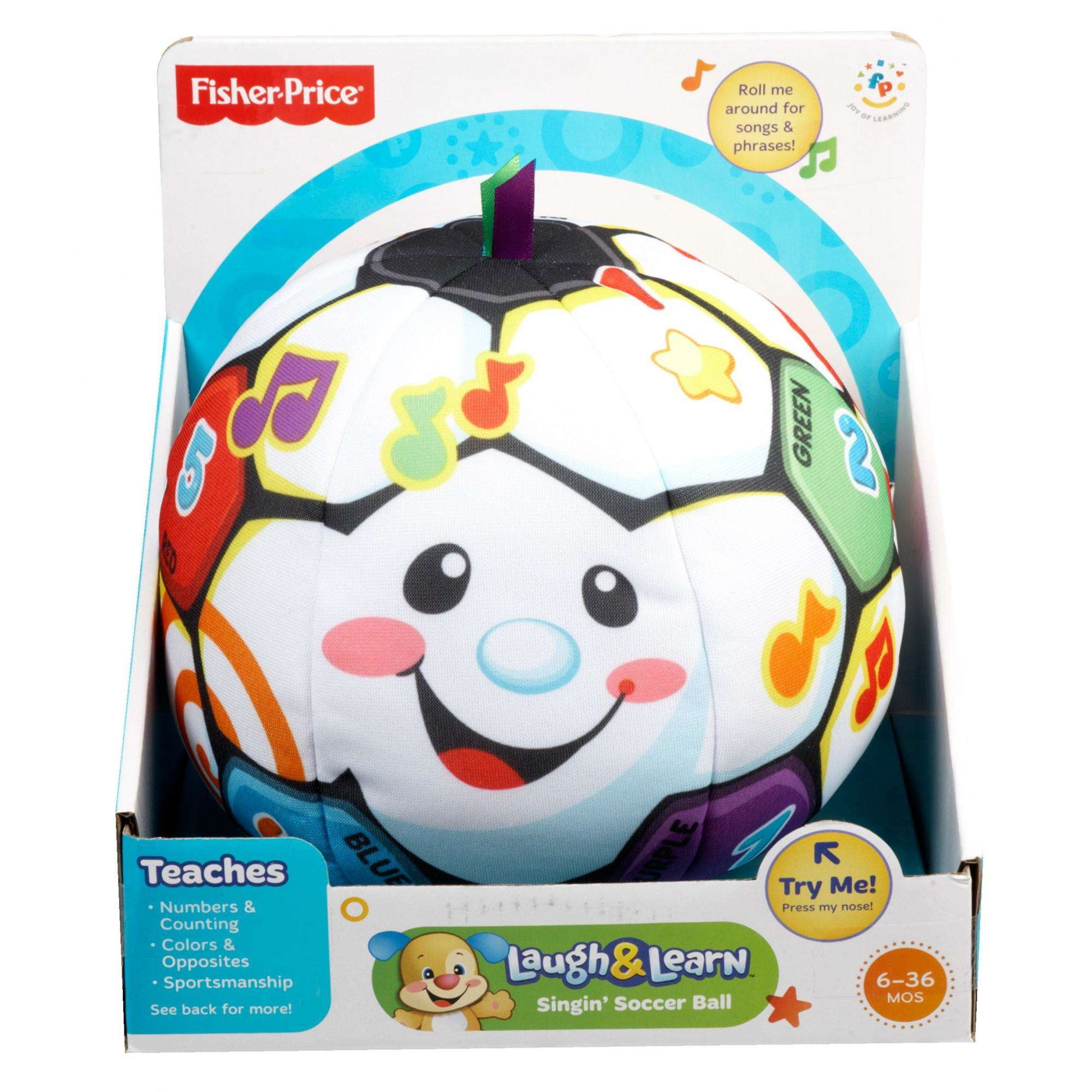 NEW Fisher Price Laugh and Learn Singin Soccer Ball FREE SHIPPING